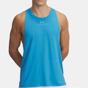 Under Armour Men's Tank Loose fit RUSH Vanish Energy Ether Blue - 452  NWT